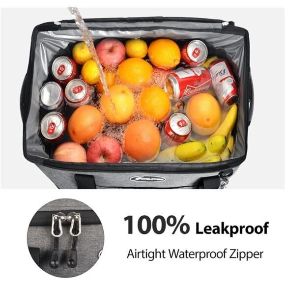 Soft Cooler Bag,Collapsible Soft Sided Cooler,24/30/60/75 Cans Beach - Picture 11 of 14